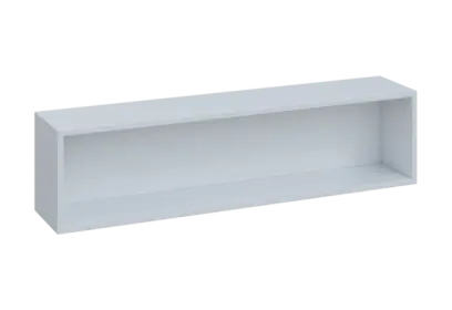 BPB - 120 police na zeď, 240x1200x300, bílá